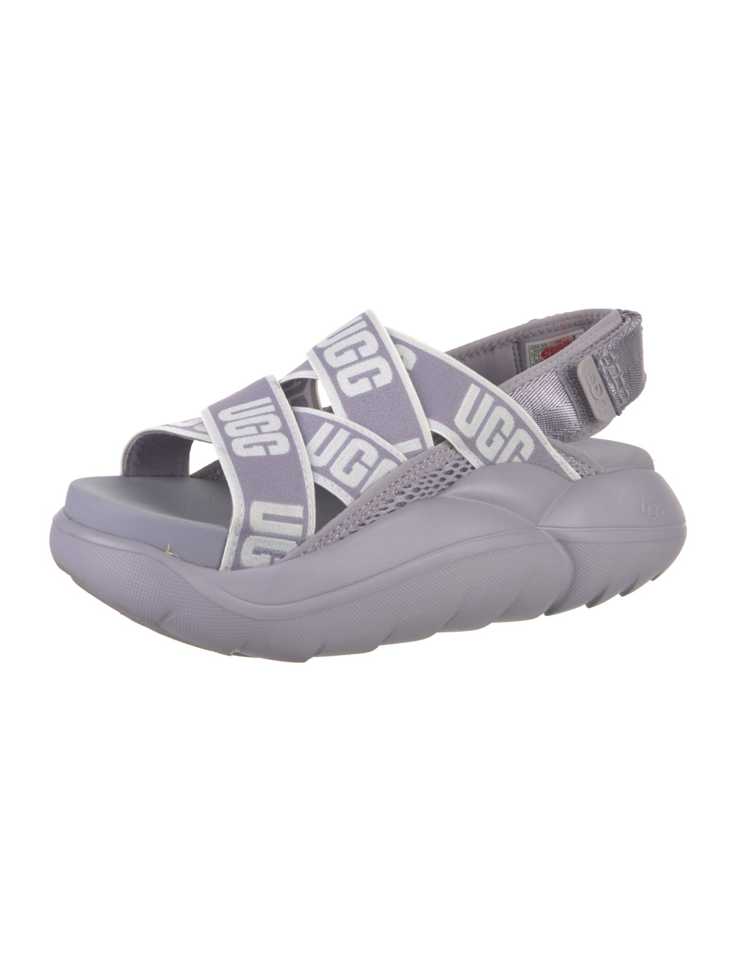 UGG Canvas Printed Slingback Sandals